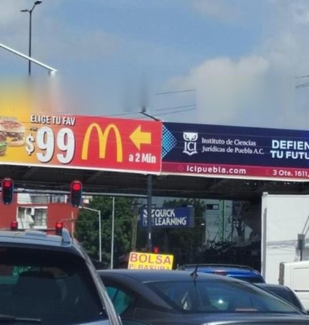 Puente publicitario PUEN-014 en
                      Blvd. Héroes del 5 de Mayo – Carlos Camacho