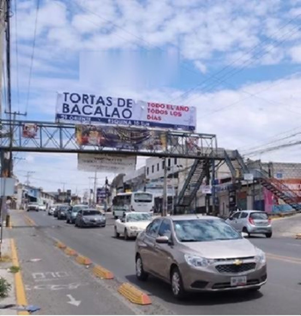 Puente publicitario PUEN-039 en
                      Calle Benito Juárez – Teotimehuacán